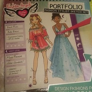 Fashion Angels Portfolio spiral pad book
